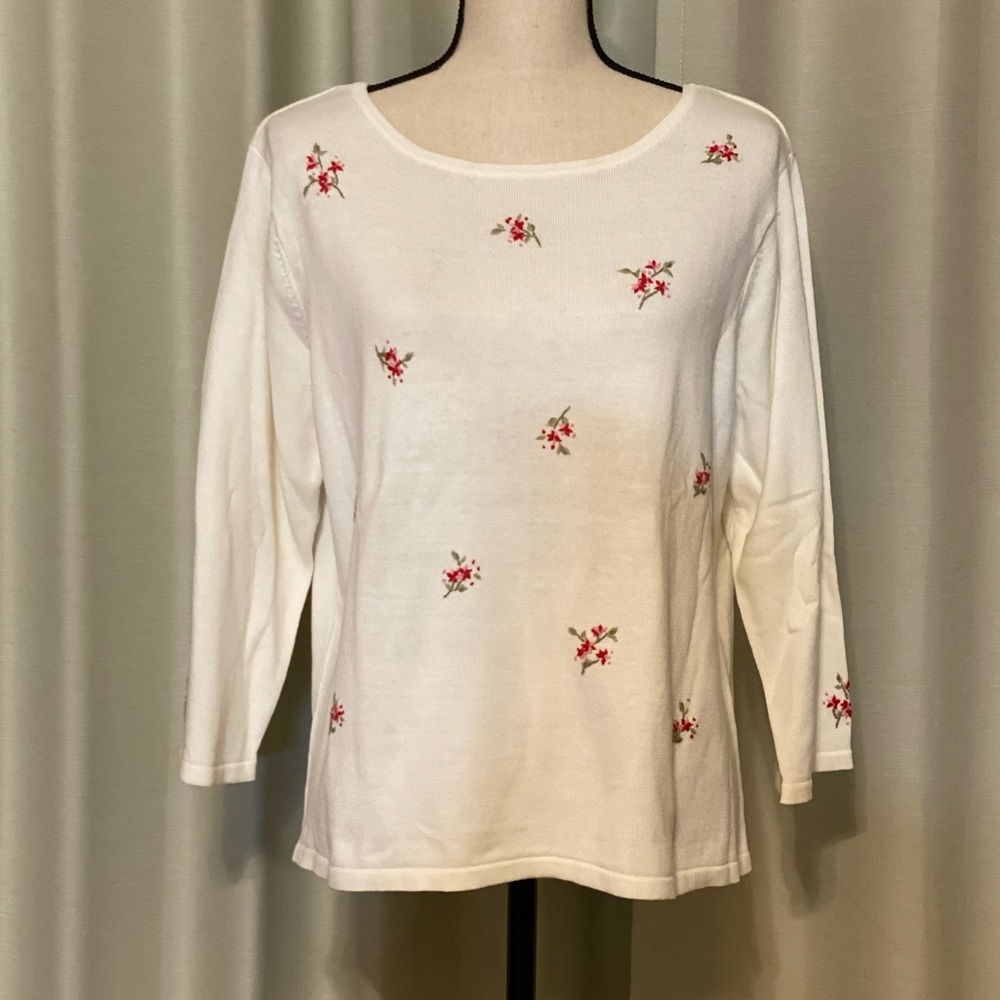 Floral Sweater